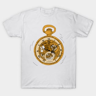 Illustrated Pocket Watch T-Shirt